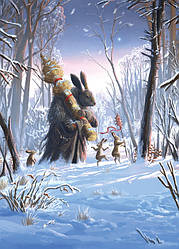 Містична листівка "Лісові духи"