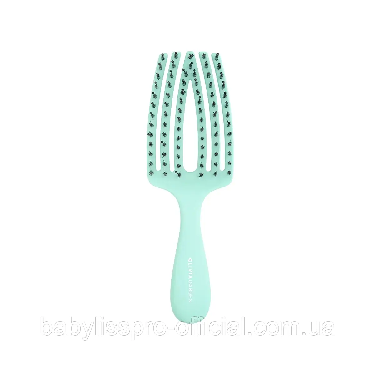 Щітка для волосся дитяча Olivia Garden Fingerbrush Сare Mini Кids Mint ID1818, фото 1