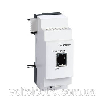 SR3NET01BD Модуль розширення зв'язку Ethernet =24В, фото 1