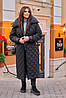 Жіноча зимова довга куртка, фото 6