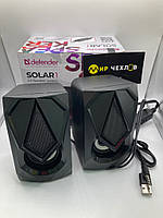 Колонка комп'ютерна 2.0 Defender Solar 1 6W, black 1301