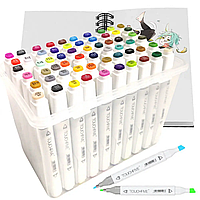 Набор маркеров для скетчинга TOUCH FIVE Sketchmarker в пластиковом боксе 80 цветов