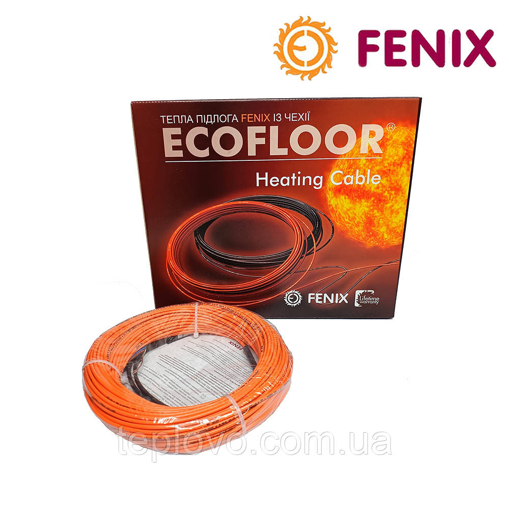 Нагрівальний кабель Fenix ADSV18 1000 Вт (4,6 - 6,9 м2), електрична тепла підлога