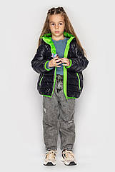 Куртка демісезонна для дівчинки Cvetkov Джеррі Синій1 розмір 104