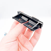 Емблема для решітки радіатора S-line AUDI (Ауді) - Чорний Матт 72 х 16 мм, фото 4