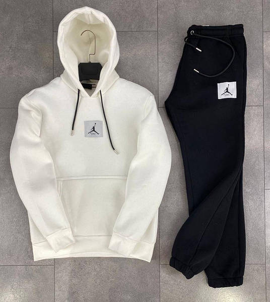 Jordan Flight Fleece white