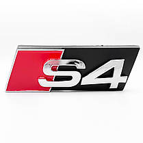 Емблема для решітки радіатора S4 AUDI (Ауді) - Хром 68 х 21 мм, фото 3
