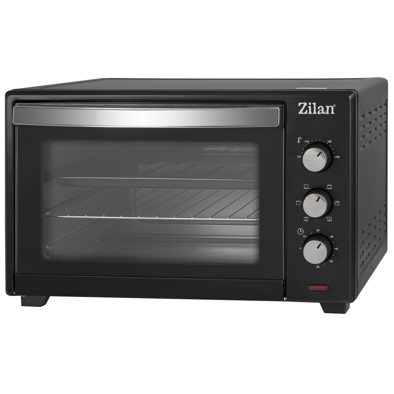 Електрична піч Zilan ZLN3727 2000W 45 літрів Black (ZLN3727), фото 1
