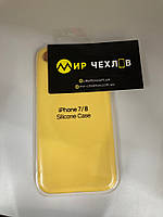 Чохол Iphone 7/8 Silicone case yellow 76167