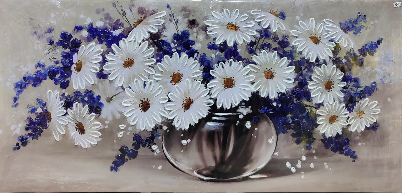 Картина на холсті Ромашки 55*116см 0411.035, фото 1