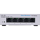 Комутатор некерований Cisco CBS110-5T-D-EU, фото 2
