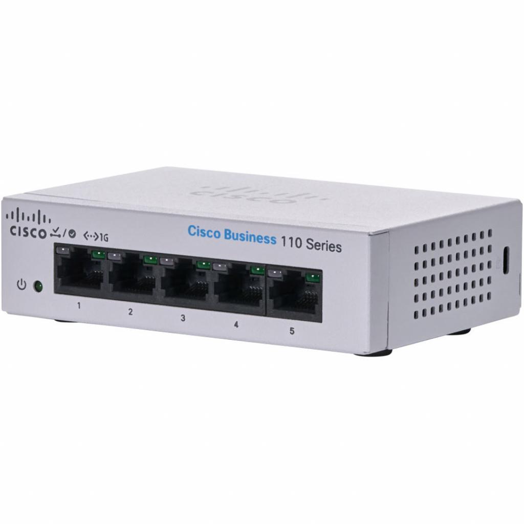 Комутатор некерований Cisco CBS110-5T-D-EU