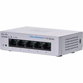 Комутатор некерований Cisco CBS110-5T-D-EU