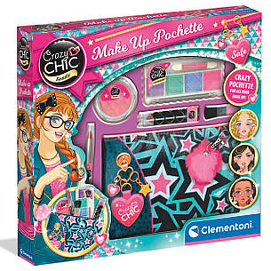 Дитячий набір косметики для макіяжу Clementoni "Make Up Pochette", серія "Crazy Chic", фото 1