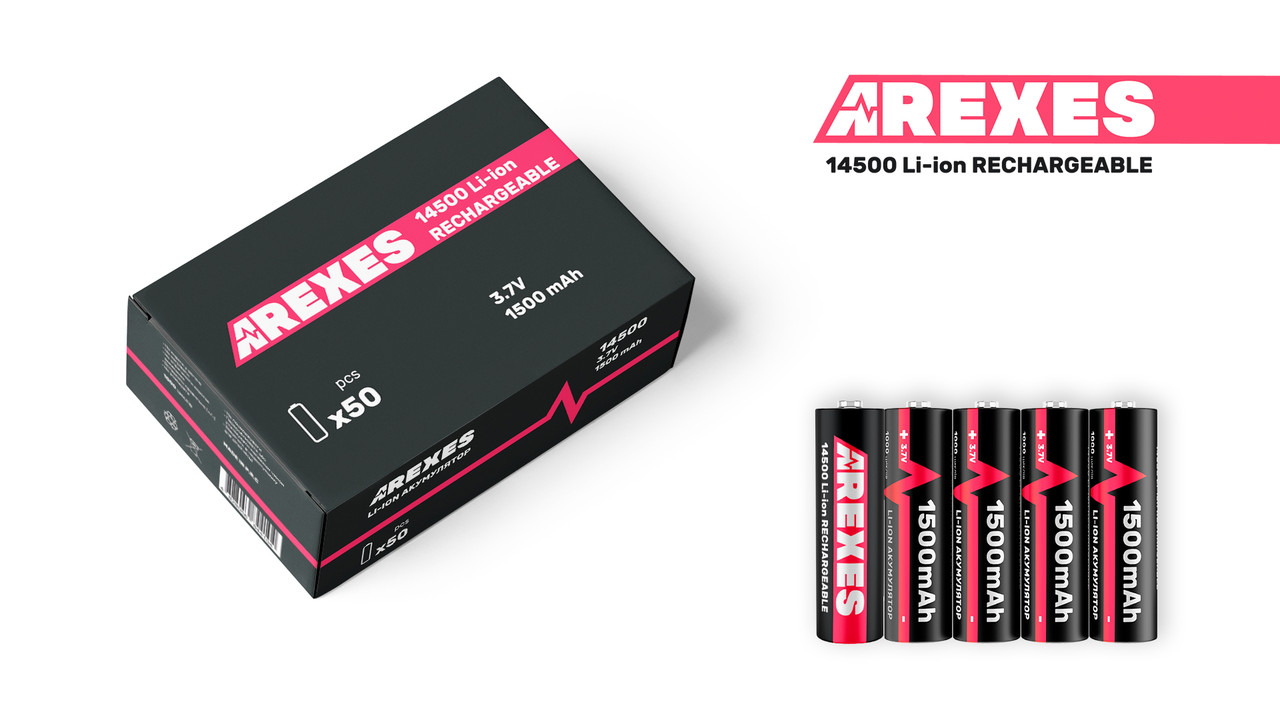 Акумулятор 14500 Li-ion 3.7V 1500mah
