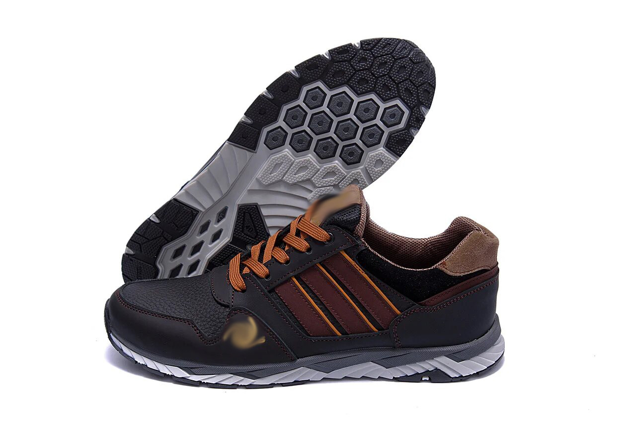 Чоловічі шкіряні кросівки Tech Flex Brown