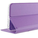 Шкіряний чохол-книжка GETMAN Elegant (PU) для Google Pixel 6 Pro Бузковий, фото 5