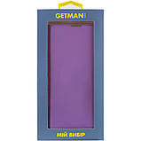 Шкіряний чохол-книжка GETMAN Elegant (PU) для Google Pixel 6 Pro Бузковий, фото 6