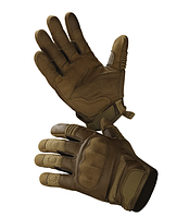 Перчатки тактические Glotac L/XL защитные для ВСУ Рукавицы штурмовые полнопалые с защитой на косточках военные