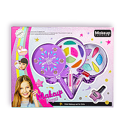 Подарунковий набір декоративної косметики для дівчат Makeup Fashion Playset, Фіолетовий чупа чупс