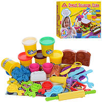 Тесто для лепки 3245 солодощі, хот-доги, 6кол баноч.з дахів, аром, формочки, інструмент, в кор