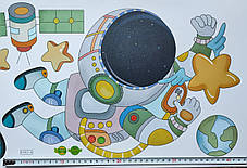 Наклейки в дитячу на стіну Космос для дітей! (лист 60 х 90 см) Б365-7, фото 3