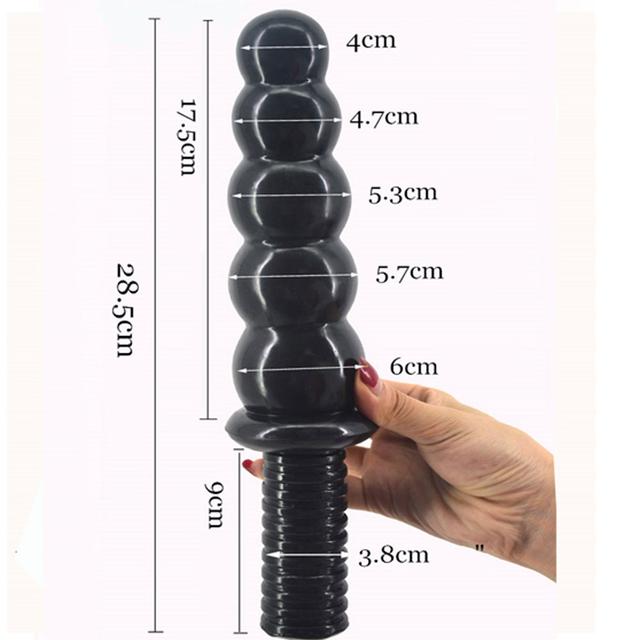 Анальна пробка для фіситингу з ручкою БДСМ Анальна пробка для фіситингу з ручкою БДСМ