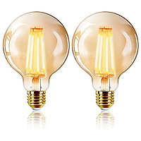 Светодиодная лампа накаливания E27 мощностью 6 Вт, теплый белый цвет (G956W)