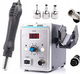 Паяльна станція паяльник зварювальний апарат Techrebal 858D 700 Вт