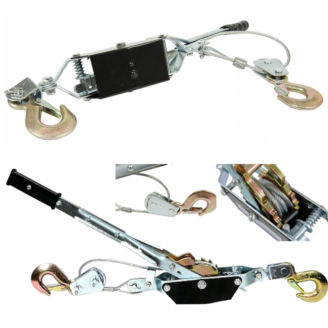 Лебідка ручна професійна канатна Falon-Tech FT10272od, 2000 кг, 1.2 м, фото 1