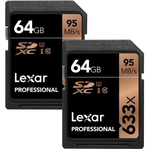 Карта пам' яті Lexar Professional 64GB UHS-I SDXC Memory Card (U3)