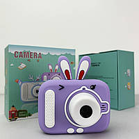Детский фотоаппарат X900 RABBIT Фиолетовый