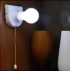 LED лампочка автономна підвісна світлодіодна на батарейках Stick Up Bulb ART 6I75