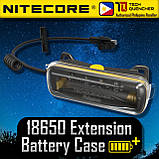 NITECORE EXTENSION BATTERY CASE Зовнішній акумулятор 3в1 + Зарядний пристрій + Power Bank, 18650, Type-C, фото 8