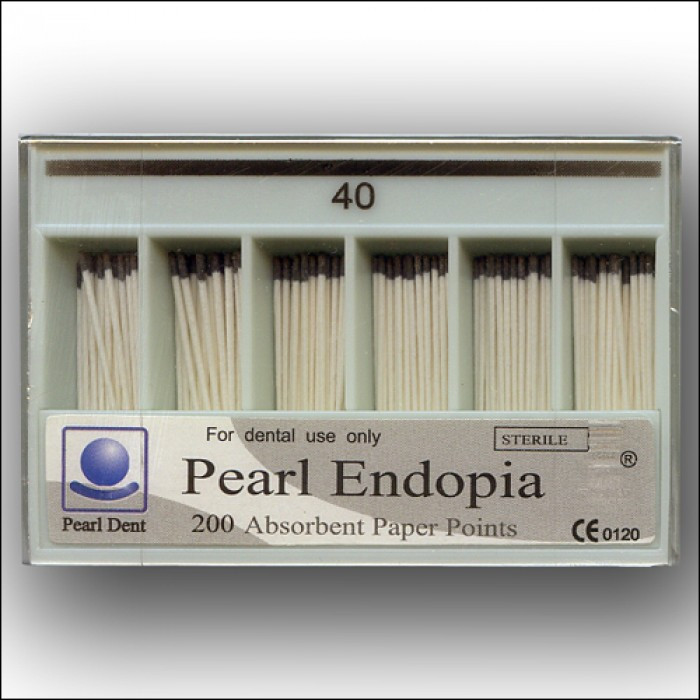 Штифти паперові Pearl Endopia 200 шт №40