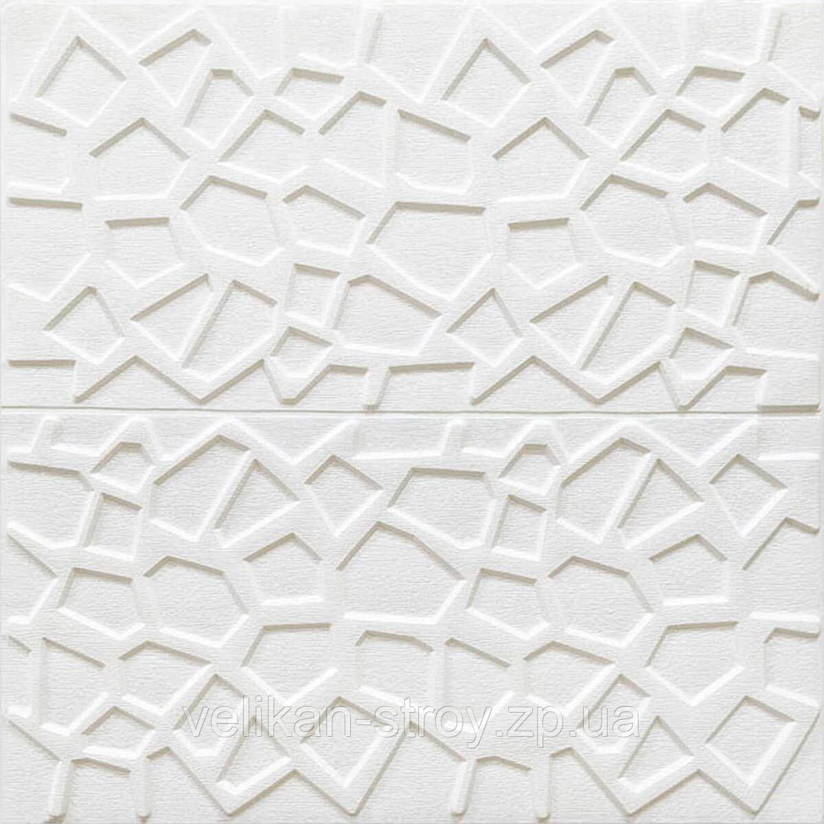 Самоклеюча декоративна настінно-стельова 3D панель павутина 700х700х5мм (115) SW-00000007