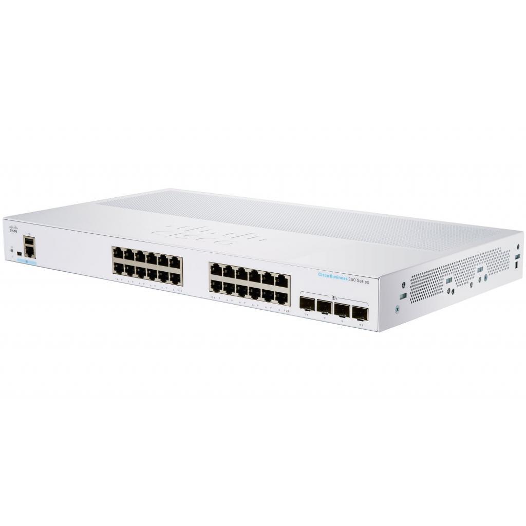 Комутатор керований рівня 3 Cisco CBS350-24T-4X-EU