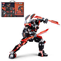 Конструктор SLUBAN Робот P.R. Mecha 585 деталей, бойовий мех із мечами.