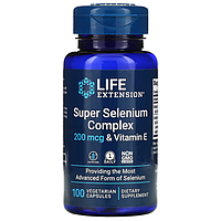 Life Extension суперкомплекс селена с витамином E 200 мкг 100 вегетарианских капсул