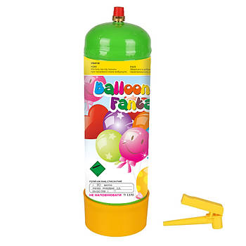 Гелій у портативному балоні для повітряних кульок Balloons Fantasy. Гелій для повітряних куль