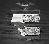 Міні-ніж, складаний ніж, брелок з відкривачем для пляшок., фото 8