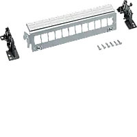 Патч-панель 12-кратная под модули типа Keystone, с держателями FZ12MK