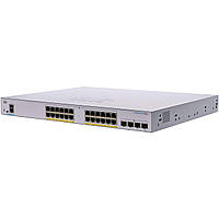Комутатор керований рівня 3 Cisco CBS350-24FP-4X-EU