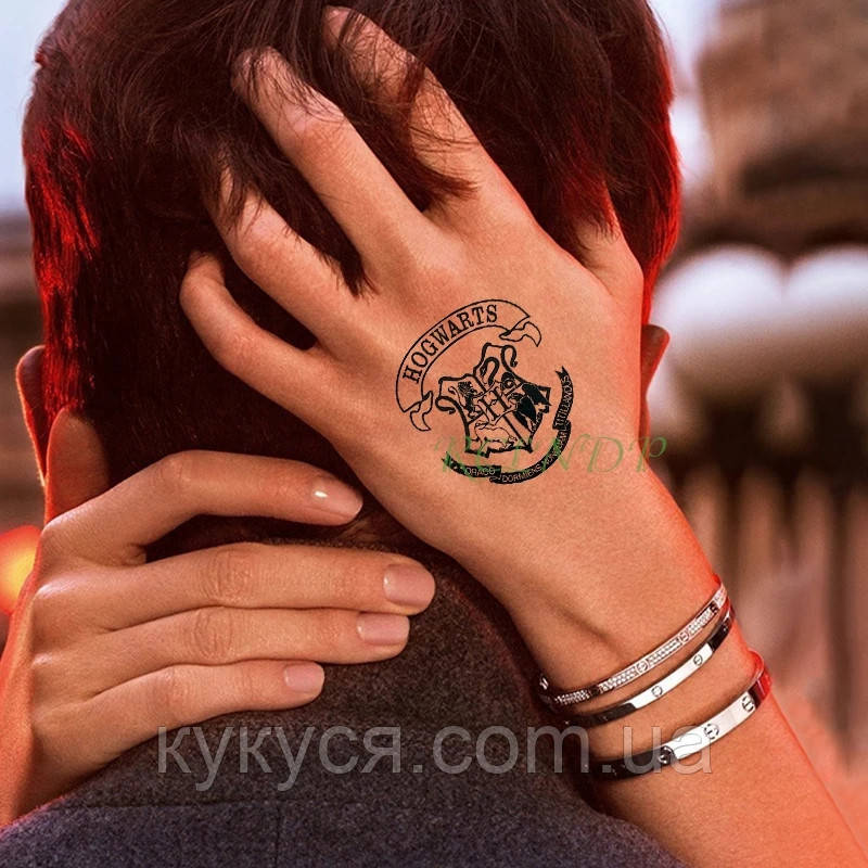 Наліпки тату Гаррі Поттер Гриффіндор, фото 1