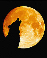 Картина по номерам Ночь волка Размер 40х50 см