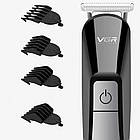 Багатофункціональний триммер на акумуляторі для стрижки волосся 6в1 VGR V-012 / Машинка для стрижки, фото 6