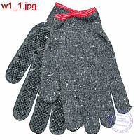 Робочі рукавички з гумовими антиковзаючими цяточками - w1