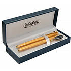 Ручка перова Regal набір перо + ролер у подарунковому футлярі Золото (R12208.L.RF)