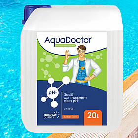 AquaDoctor pH Minus (сірчана 35%) препарат для зниження рівня pH рідкий, 20 л