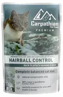 Влажный корм ТМ Carpathian Hairball Control утка в желе,80г х 24шт ( только блоками по 24 шт)